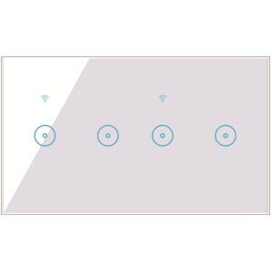 Sodial Wifi Wall Light 10a Glass Panel Interuptor 4 Gang Remote Control8784 Sodial Wifi Wall Light 10a Glass Panel Interuptor 4 Gang Remote Control8784