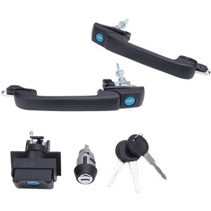 ﹒5pcs Set Car Exterior Door Handle With Key And Tailgate Lock 1h0837207b For ﹒5pcs Set Car Exterior Door Handle With Key And Tailgate Lock 1h0837207b For