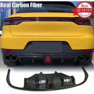 Speed_turning For Porsche Macan Suv 2014-2020 Carbon Fiber Rear Bumper Diffuser Lip Spoiler Speed_turning For Porsche Macan Suv 2014-2020 Carbon Fiber Rear Bumper Diffuser Lip Spoiler
