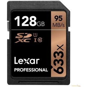 Lexar 128GB Professional 633x SDXC Memory Card - UHS-I Class 10 Lexar 128GB Professional 633x SDXC Memory Card - UHS-I Class 10