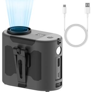 Waist Clip Fan, Powerful Cooling Wearable Fan, 10000mah, 5 Speeds, Led Light, Di Waist Clip Fan, Powerful Cooling Wearable Fan, 10000mah, 5 Speeds, Led Light, Di
