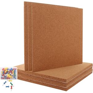 Videtol 12 Pcs Square Cork Tiles, 30x30cm Large Size Self-Adhesive Pin Boards F Videtol 12 Pcs Square Cork Tiles, 30x30cm Large Size Self-Adhesive Pin Boards F