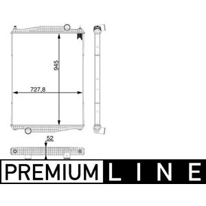 Mahle Cr925000p Radiator Mechanically Jointed Cooling Fins Fits Volvo Neoplan Mahle Cr925000p Radiator Mechanically Jointed Cooling Fins Fits Volvo Neoplan
