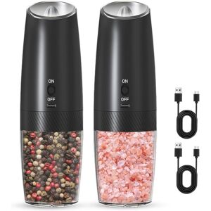 Sodial Rechargeable Salt And Pepper Grinder Set Electric Gravitys Electric1274 Sodial Rechargeable Salt And Pepper Grinder Set Electric Gravitys Electric1274