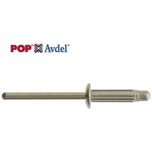 Avdel Bulbex Rivets - 4.8 x 25mm - Standard Flange - 200 pcs Avdel Bulbex Rivets - 4.8 x 25mm - Standard Flange - 200 pcs