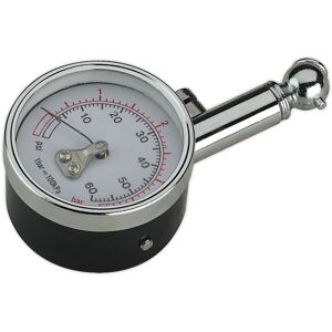 Tyre Pressure Gauge 0-4bar(0-60psi) - Sealey Tst/pg99 New Tyre Pressure Gauge 0-4bar(0-60psi) - Sealey Tst/pg99 New