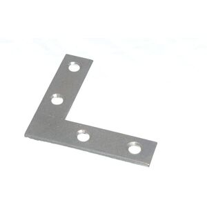 250 X Flat Corner Bracket 63mm ( 2.5 Inch ) Bzp Steel Onestopdiy New 250 X Flat Corner Bracket 63mm ( 2.5 Inch ) Bzp Steel Onestopdiy New