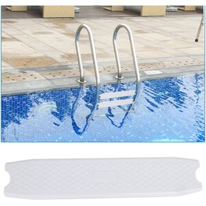 Swimming Pool Plastic Anti-Slip Ladders Step Replacement Pedal Accessory White Swimming Pool Plastic Anti-Slip Ladders Step Replacement Pedal Accessory White