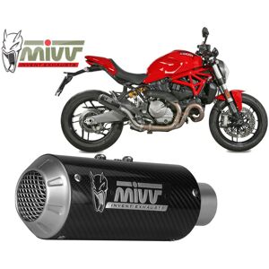 Mivv Exhaust Muffler Mk3 Carbon For Ducati Monster 821 2018 > 2020 Mivv Exhaust Muffler Mk3 Carbon For Ducati Monster 821 2018 > 2020