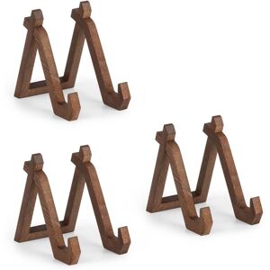 2x(Wooden Plate Holder Display Stand, 3 Pack 6 Inch Decorative Picture1321 2x(Wooden Plate Holder Display Stand, 3 Pack 6 Inch Decorative Picture1321