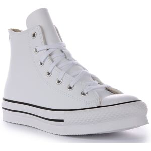 Converse A02486c Ct Lift Hi Junior Girls Trainer In White Mono Uk 3 - 7 Converse A02486c Ct Lift Hi Junior Girls Trainer In White Mono Uk 3 - 7
