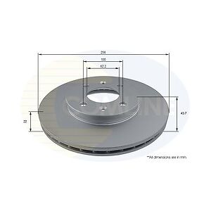 Comline Coated Brake Disc Front Axle To Fit Hyundai Accent 18->, I20 14->, I20 Active 15 Comline Coated Brake Disc Front Axle To Fit Hyundai Accent 18->, I20 14->, I20 Active 15