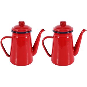 Sodial 2x 1.1l Enamel Coffee Pot Hand Tea Kettle Induction Cooker Gas Stove5971 Sodial 2x 1.1l Enamel Coffee Pot Hand Tea Kettle Induction Cooker Gas Stove5971