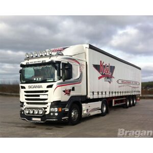 Bragan™ Roof Bar + Leds + Spot Lamps For Scania P G R 6 2009+ Standard Sleeper Truck Top Bragan™ Roof Bar + Leds + Spot Lamps For Scania P G R 6 2009+ Standard Sleeper Truck Top