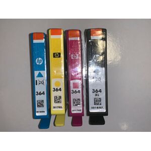 HP 364 Original 4 Inks Cartridges Black =xl Yellow Magenta Cyan 3070 5510 4610 HP 364 Original 4 Inks Cartridges Black =xl Yellow Magenta Cyan 3070 5510 4610