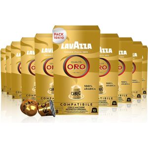 10 Packs Lavazza Qualità Oro Nespresso Compatible Aluminium Coffee 10 Capsules 10 Packs Lavazza Qualità Oro Nespresso Compatible Aluminium Coffee 10 Capsules