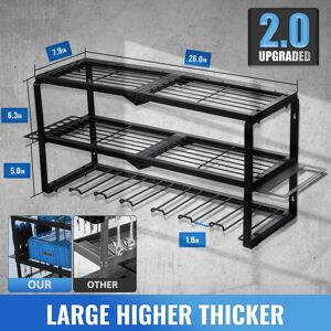 Power Tool Organizer Wall Mount Heavy Duty Shelf 3 Layers Drill Holder Storage Power Tool Organizer Wall Mount Heavy Duty Shelf 3 Layers Drill Holder Storage