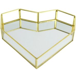 Sodial 3x( Makeup Tray Heart-Shaped Geometrical Jewelry Trinket Holder Box F5n7)7935 Sodial 3x( Makeup Tray Heart-Shaped Geometrical Jewelry Trinket Holder Box F5n7)7935