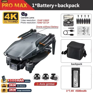 Does Not Apply L600 Pro Max Gps Drone 4k Hd Dual Camera, 3-Axis Gimbal, 5g Fpv, Brushless Rc Ua Does Not Apply L600 Pro Max Gps Drone 4k Hd Dual Camera, 3-Axis Gimbal, 5g Fpv, Brushless Rc Ua