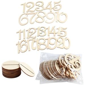 Sodial 3x(1-20 Wooden Table Number Plate With Base Digital Plate Birthday Wedding8171 Sodial 3x(1-20 Wooden Table Number Plate With Base Digital Plate Birthday Wedding8171