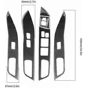 Rio (Rhd)7 Pieces Carbon Fibre Glass Glass Window Switch Cover Lifting Panel Rio (Rhd)7 Pieces Carbon Fibre Glass Glass Window Switch Cover Lifting Panel