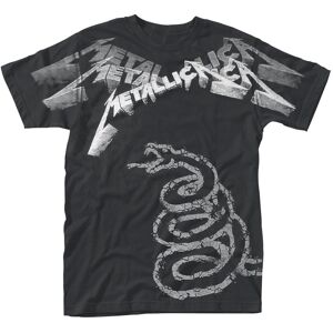 Metallica Black Album Faded All Over Black L - T-Shirt Metallica Black Album Faded All Over Black L - T-Shirt