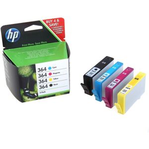 HP 364 Original Inks Cartridges 4 Pack Black Yellow Cyan Magenta 5510 5515 3070a HP 364 Original Inks Cartridges 4 Pack Black Yellow Cyan Magenta 5510 5515 3070a