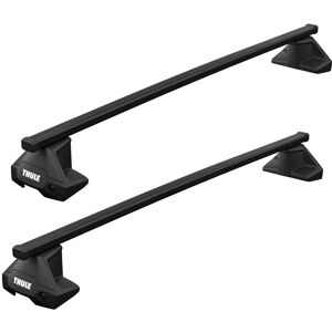 Thule Squarebar Evo Roof Bars Black Fits Hyundai Sante Fe Sport 2013-2018 Thule Squarebar Evo Roof Bars Black Fits Hyundai Sante Fe Sport 2013-2018