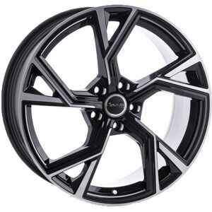 Avus AF20 Alloy Wheel - Black Polished - 8x18 5x112 - for Volkswagen, Mercedes-Benz Avus AF20 Alloy Wheel - Black Polished - 8x18 5x112 - for Volkswagen, Mercedes-Benz