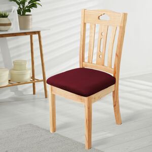 Piccocasa 4pcs Velvet Dinning Chair Seat Cover Elastic Stretchable Slipcover Burgundy Piccocasa 4pcs Velvet Dinning Chair Seat Cover Elastic Stretchable Slipcover Burgundy