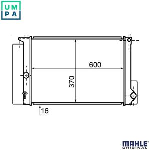 Mahle Radiator Engine Cooling Cr 1078 000s For Toyota Corolla/altis/im/quest/fielder Mahle Radiator Engine Cooling Cr 1078 000s For Toyota Corolla/altis/im/quest/fielder