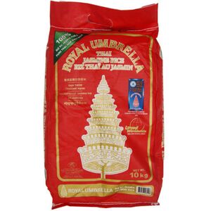 Royal Umbrella Thai Jasmine Rice - 10kg Sack Royal Umbrella Thai Jasmine Rice - 10kg Sack