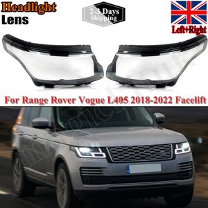 Magickit 1pair Lampshade Lens For Land Rover Range Rover Vogue L405 18-22 Headlight Cover Magickit 1pair Lampshade Lens For Land Rover Range Rover Vogue L405 18-22 Headlight Cover