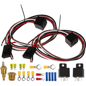 Does Not Apply Electric Fan Relay Kit With Thermostatic Sensor Switch 185 On 175 Off 40a Radiat Does Not Apply Electric Fan Relay Kit With Thermostatic Sensor Switch 185 On 175 Off 40a Radiat