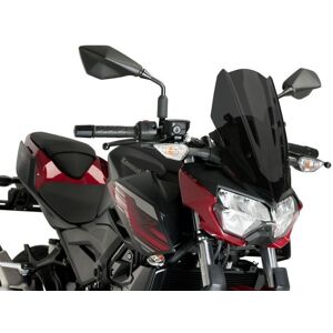 Puig Dark Smoke New Generation Sport Screen Kawasaki Z400 2019-2024 Puig Dark Smoke New Generation Sport Screen Kawasaki Z400 2019-2024