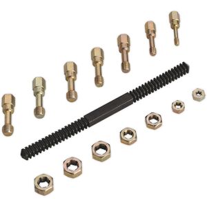 Thatcable 15 Pack Metric Re-Threading Kit - Damaged Screw Thread Restoration Tap Die Burr Thatcable 15 Pack Metric Re-Threading Kit - Damaged Screw Thread Restoration Tap Die Burr