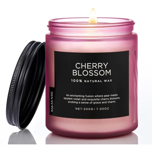 Does Not Apply Cherry Blossom Soy Wax Aromatherapy Scented Candles Gifts For Women Non Toxic 20 Does Not Apply Cherry Blossom Soy Wax Aromatherapy Scented Candles Gifts For Women Non Toxic 20