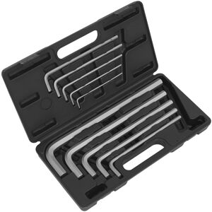Jumbo Hex Key Set 10pc Extra-Long Metric - Sealey Ak6143 New Jumbo Hex Key Set 10pc Extra-Long Metric - Sealey Ak6143 New