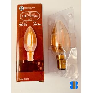 Box 10 Bell Lighting 01431 Led 4w Vintage Amber Candle Sbc B15 300lm 2200k A+ Box 10 Bell Lighting 01431 Led 4w Vintage Amber Candle Sbc B15 300lm 2200k A+