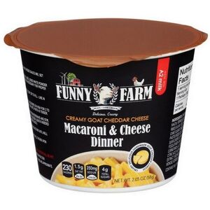 Funny Farm Goat Yellow Cheddar Macaroni And Cheese 2.05 Oz(Case Of Funny Farm Goat Yellow Cheddar Macaroni And Cheese 2.05 Oz(Case Of