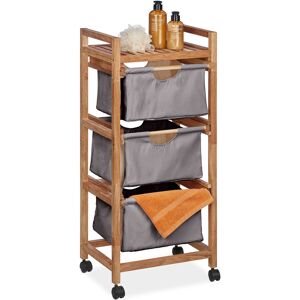 Relaxdays Shelf Unit Bathroom Organiser Wooden Rack 3 Baskets Storage Shelf Storage Unit Relaxdays Shelf Unit Bathroom Organiser Wooden Rack 3 Baskets Storage Shelf Storage Unit