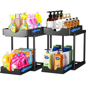 Does Not Apply 2 Pack Under Sink Storage 2 Tier Kitchen Cabinet Shelf Organizer With Hooks Does Not Apply 2 Pack Under Sink Storage 2 Tier Kitchen Cabinet Shelf Organizer With Hooks