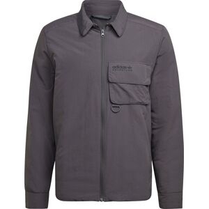 adidas Adventure Winter Mens Shirt Jacket Grey Full Zip Pockets Long Sleeve Coat adidas Adventure Winter Mens Shirt Jacket Grey Full Zip Pockets Long Sleeve Coat