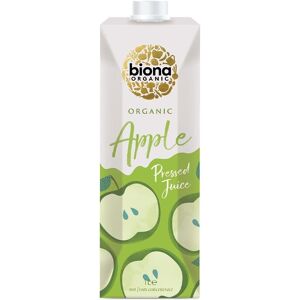 Biona Organic Apple Juice 1 L, Pack Of 6 - Pure, Pressed Fruit Juice - Harveste Biona Organic Apple Juice 1 L, Pack Of 6 - Pure, Pressed Fruit Juice - Harveste