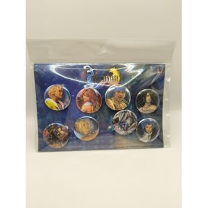 Final Fantasy X (10) Pin Badge Set Of 8 (Square Enix) Official New Sealed Final Fantasy X (10) Pin Badge Set Of 8 (Square Enix) Official New Sealed