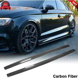 Carmotoring For Audi Rs3 S3 A3 S Line 8v 2014up Real Carbon Side Skirt Extension Lip Bodykit Carmotoring For Audi Rs3 S3 A3 S Line 8v 2014up Real Carbon Side Skirt Extension Lip Bodykit