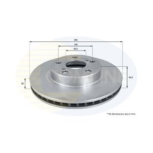 Comline Toyota Prius Brake Disc - Front Axle - 255mm Comline Toyota Prius Brake Disc - Front Axle - 255mm