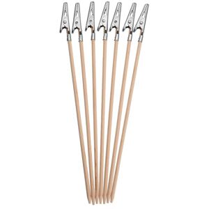 Sodial 2x(100 Pcs Bamboo Clamp Photo Holder Stand Clip Note Clip L2f6)7209 Sodial 2x(100 Pcs Bamboo Clamp Photo Holder Stand Clip Note Clip L2f6)7209