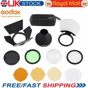 Godox Ak-R1 Accessories Kit Honeycomb Snoot Diffuser Filters For Ad200 H200r Uk Godox Ak-R1 Accessories Kit Honeycomb Snoot Diffuser Filters For Ad200 H200r Uk
