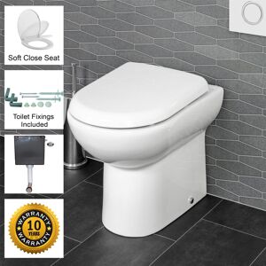 Affine Btw Back To Wall Toilet Wc Pan Soft Close Seat Concealed Cistern Floor Fix Kit Affine Btw Back To Wall Toilet Wc Pan Soft Close Seat Concealed Cistern Floor Fix Kit